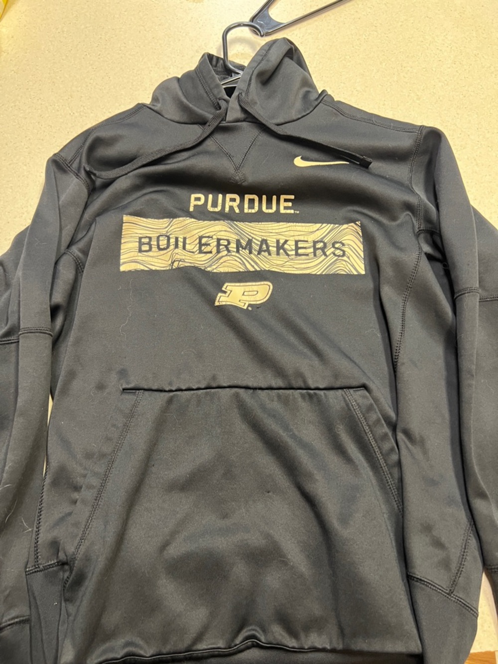 Nike Black & Gold Purdue Boilermakers Pullover Hoodie